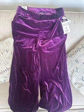 Shape Effect Velvet Wide Leg Pants